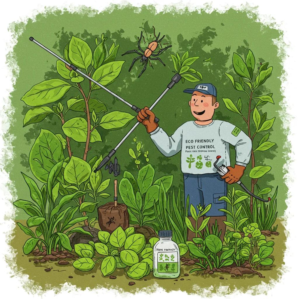 Eco-friendly pest control methods using natural deterrents in a garden